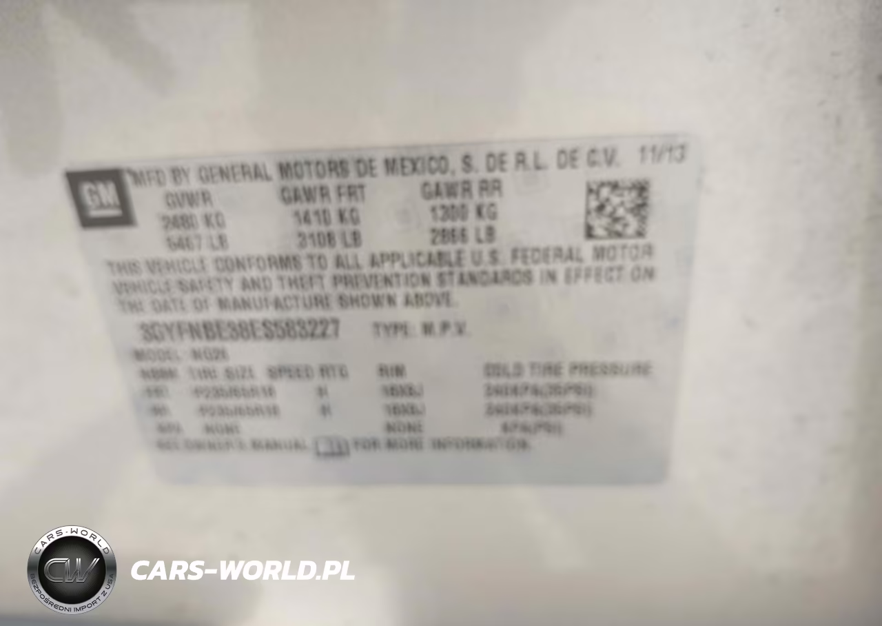 2014 Cadillac Srx Luxury Collection VIN:3GYFNBE38ES583227 - 9