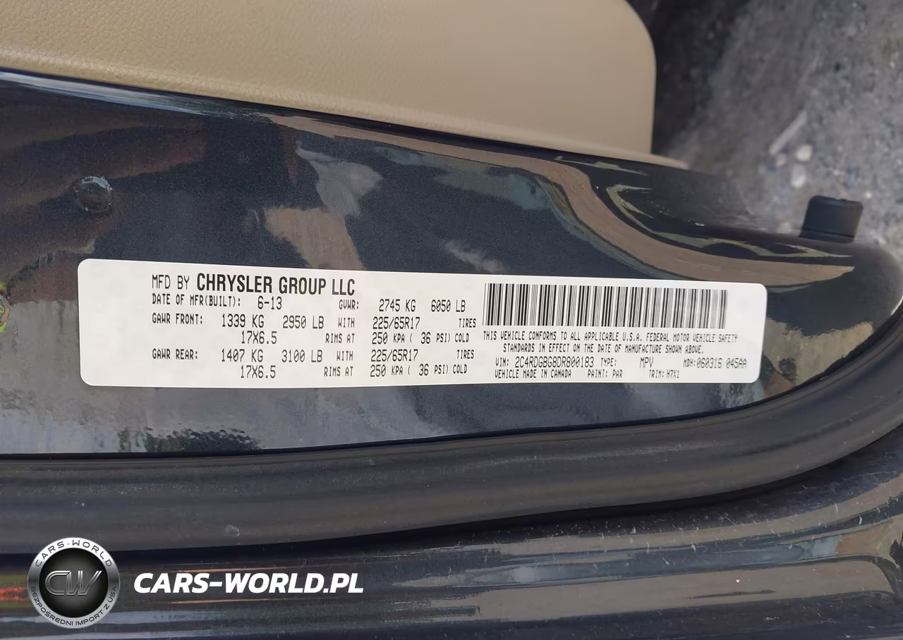 2013 Dodge Grand Caravan Se VIN:2C4RDGBG8DR800183 - 9