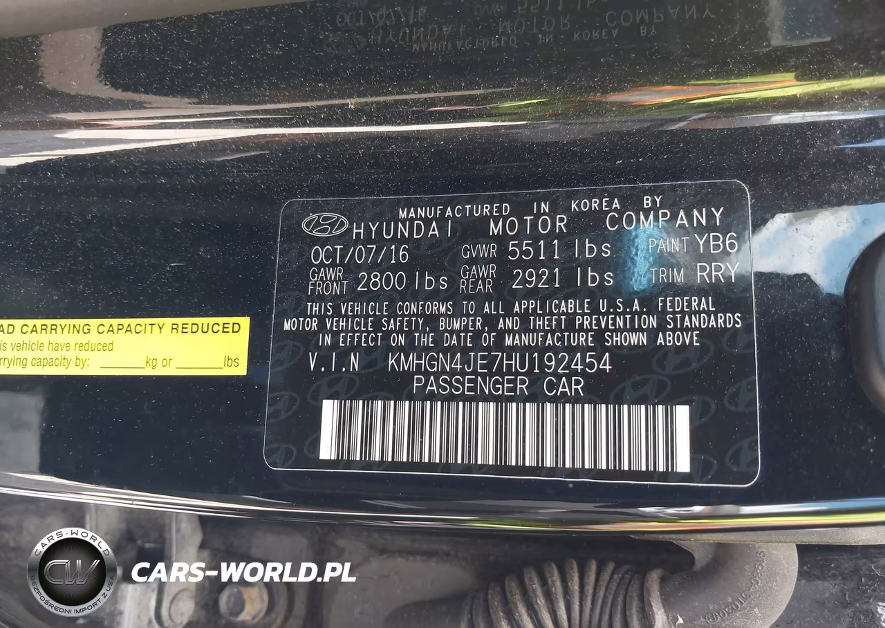 2017 Genesis G80 3.8 VIN:KMHGN4JE7HU192454 - 9