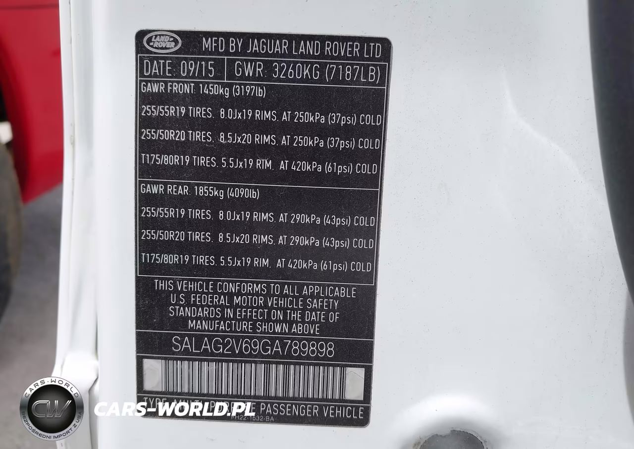 2016 Land Rover Lr4 VIN:SALAG2V69GA789898 - 9