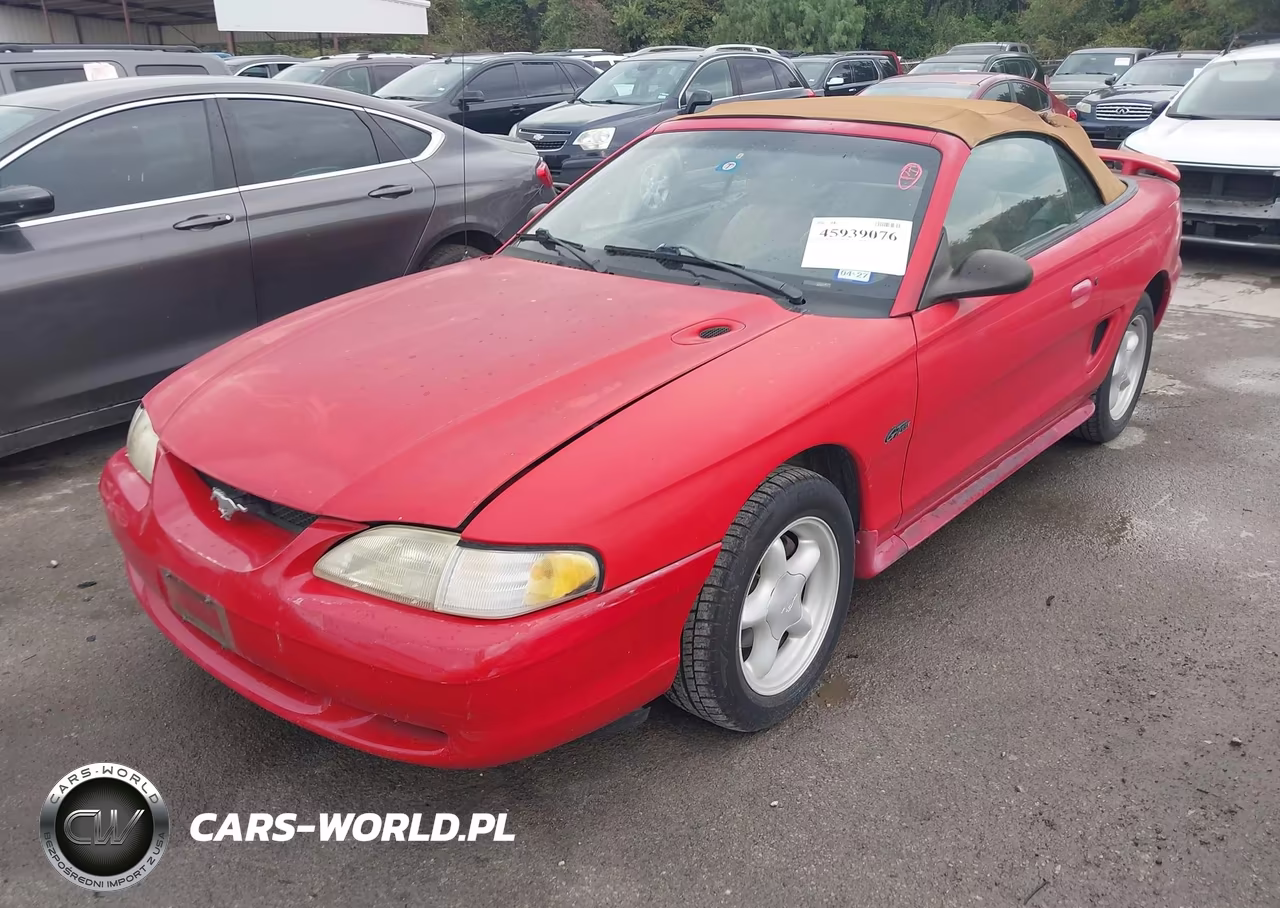 1996 Ford Mustang Gt VIN:1FALP45XXTF108221 - 2