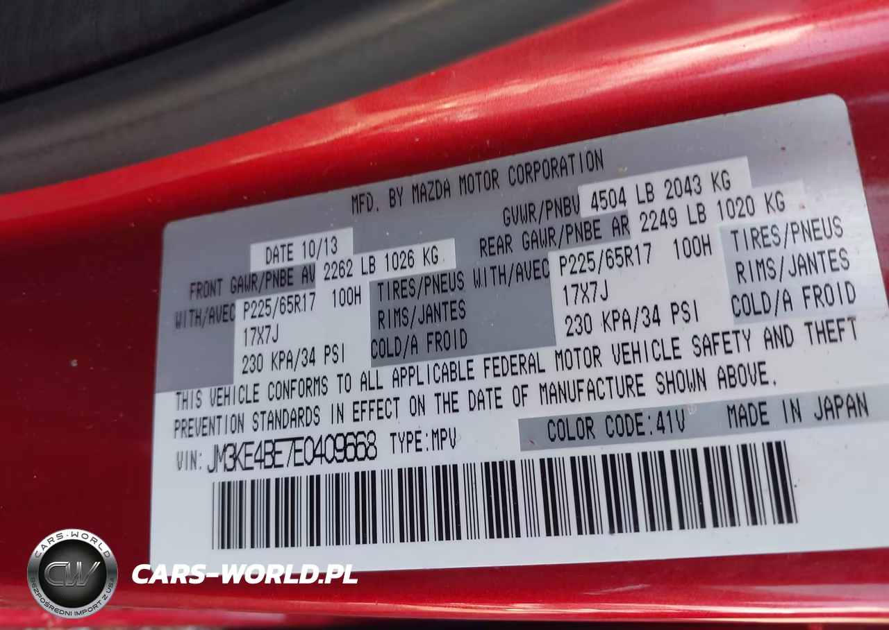 2014 Mazda Cx-5 Sport VIN:JM3KE4BE7E0409668 - 9