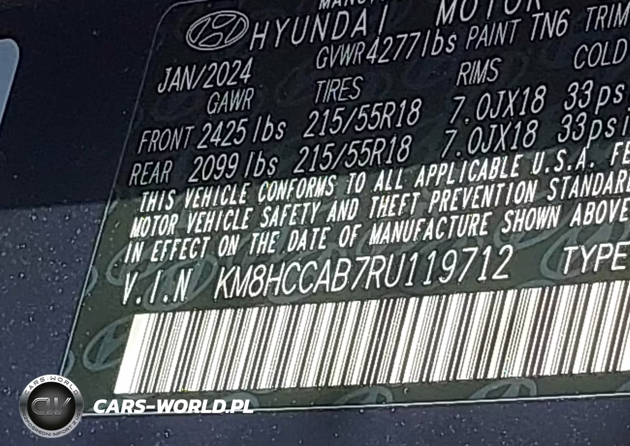 2024 Hyundai Kona Sel VIN:KM8HCCAB7RU119712 - 9