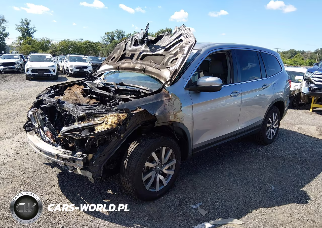 2019 Honda Pilot Ex-L VIN:5FNYF6H48KB007147 - 2