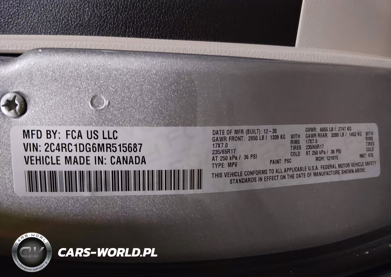 2021 Chrysler Voyager Lxi VIN:2C4RC1DG6MR515687 - 9