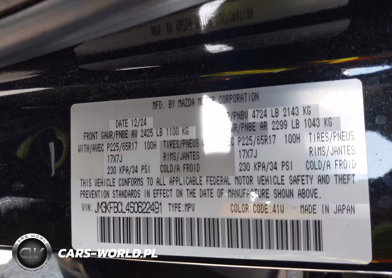 2025 Mazda Cx-5 2.5 S Preferred VIN:JM3KFBCL4S0622491 - 9