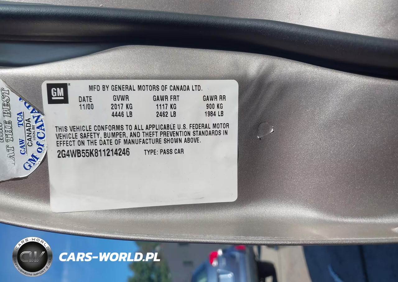 2001 Buick Regal Ls VIN:2G4WB55K811214246 - 9