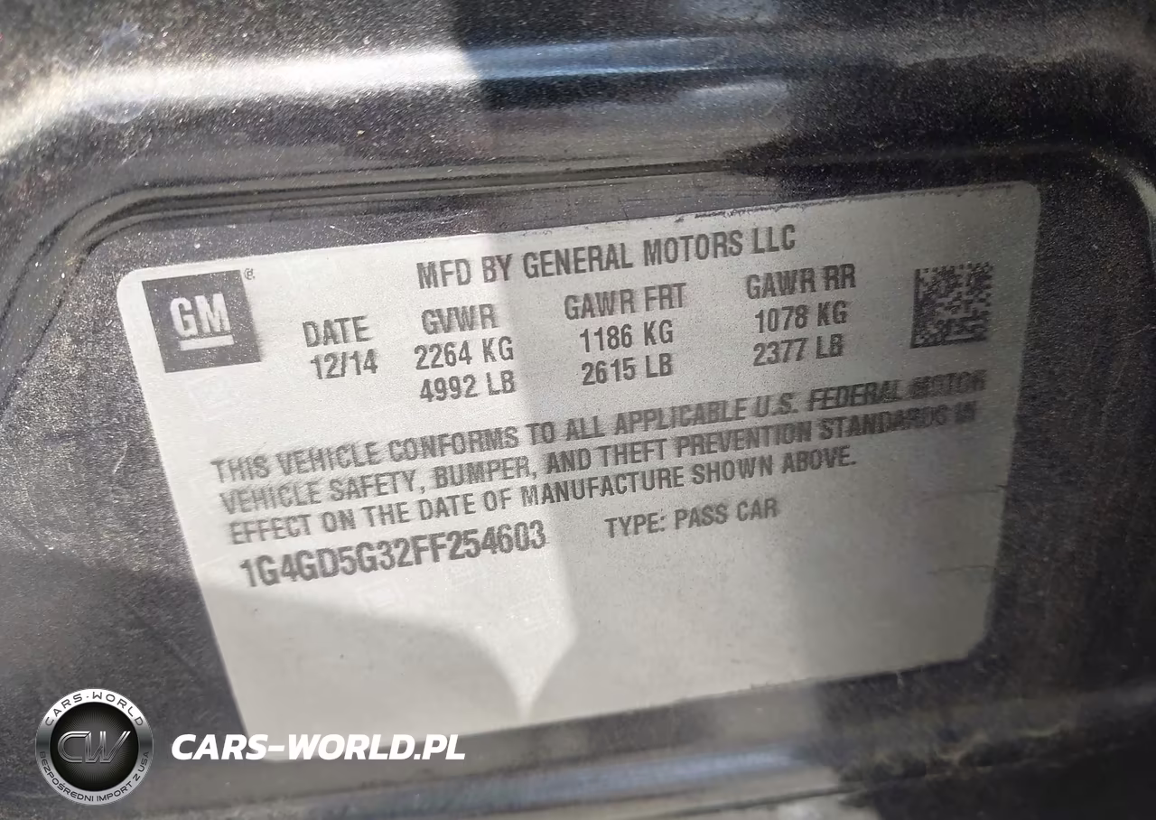 2015 Buick Lacrosse Premium I VIN:1G4GD5G32FF254603 - 9