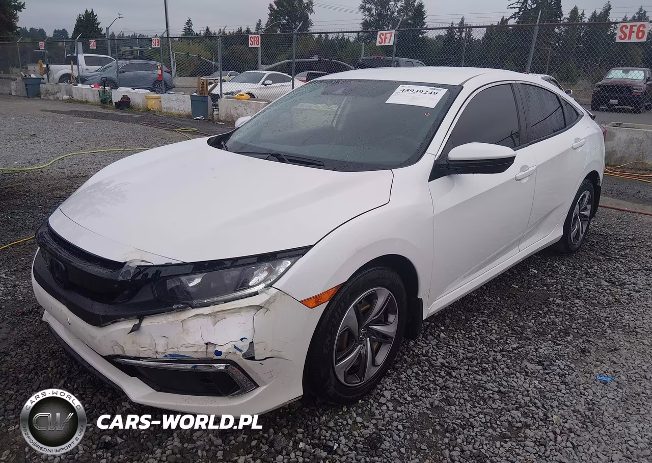 2020 Honda Civic Lx VIN:19XFC2F60LE201496 - 2