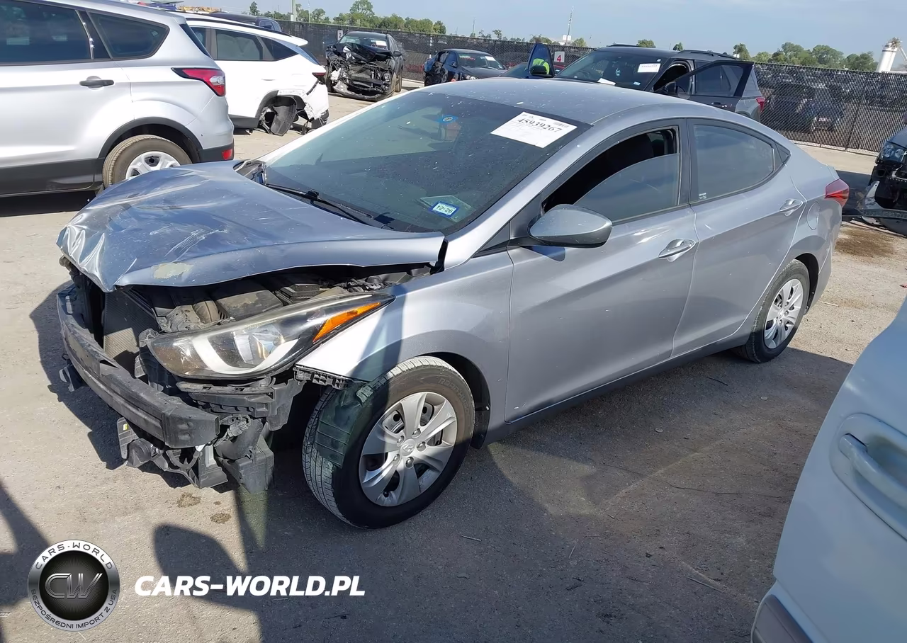 2016 Hyundai Elantra Se VIN:5NPDH4AE3GH745706 - 2