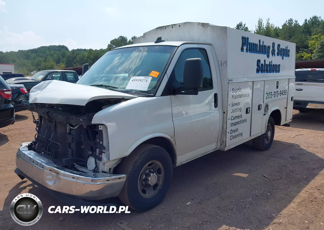 2019 Chevrolet Express Cutaway 4500 VIN:1GB0GRFG9K1366125 - 2