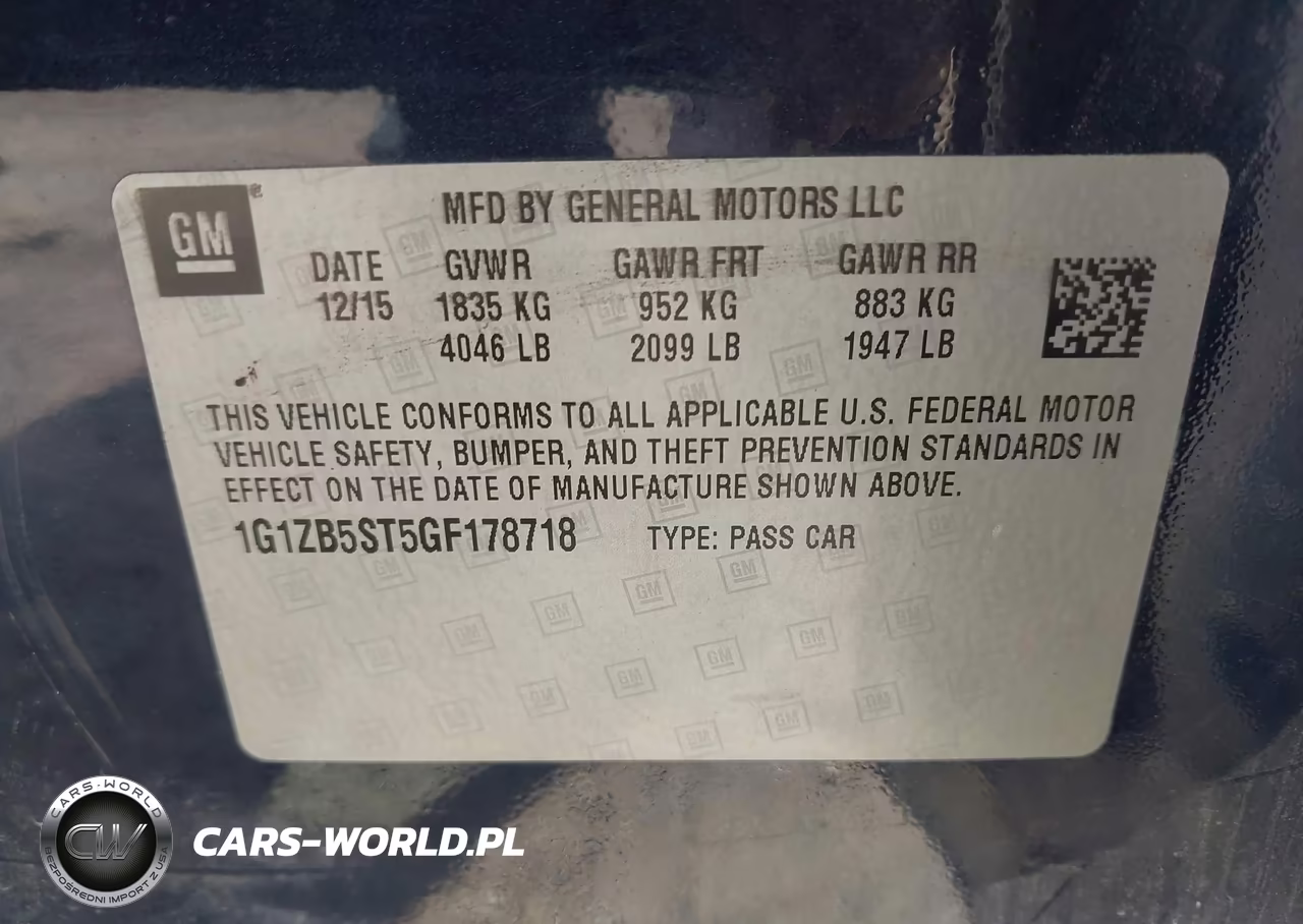 2016 Chevrolet Malibu Ls VIN:1G1ZB5ST5GF178718 - 9