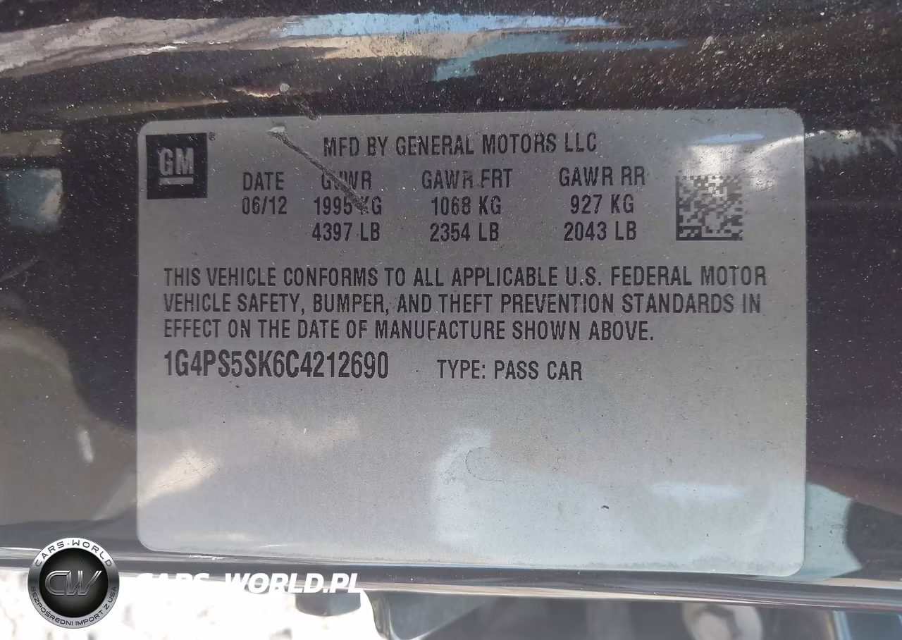2012 Buick Verano Leather Group VIN:1G4PS5SK6C4212690 - 9