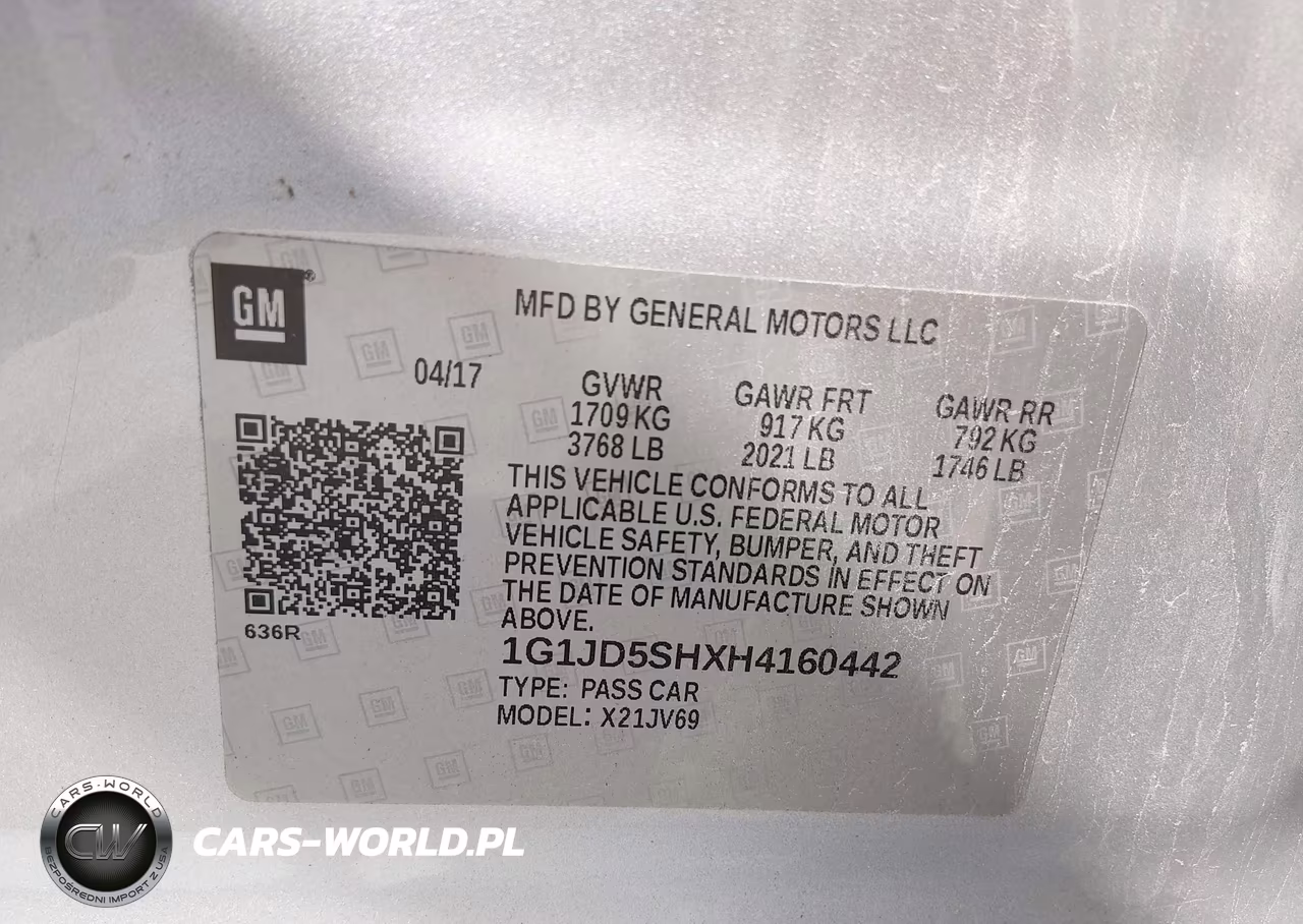 2017 Chevrolet Sonic Lt Auto VIN:1G1JD5SHXH4160442 - 9