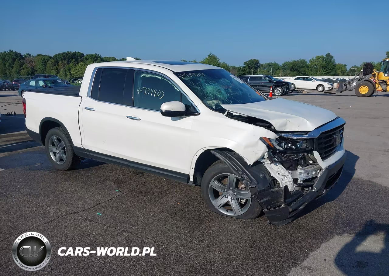2021 Honda Ridgeline Rtl-E VIN:5FPYK3F79MB011340 - 1