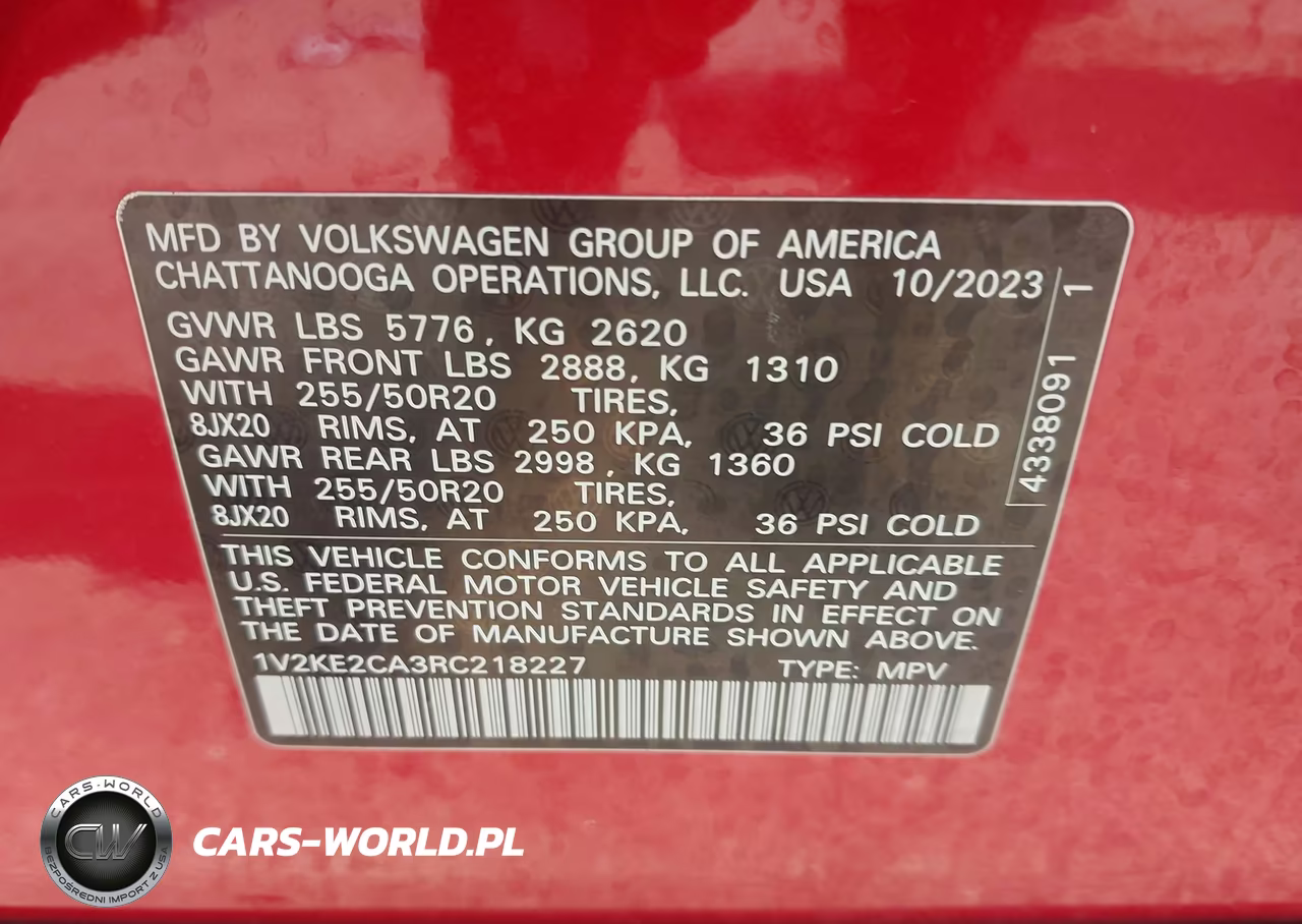 2024 Volkswagen Atlas Cross Sport 2.0T Se W-Technology VIN:1V2KE2CA3RC218227 - 9