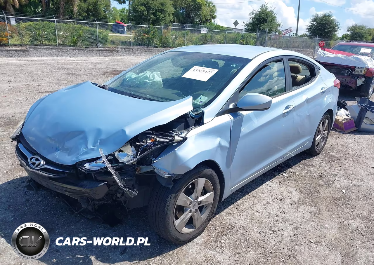 2012 Hyundai Elantra Gls (Ulsan Plant) VIN:KMHDH4AE5CU205477 - 2