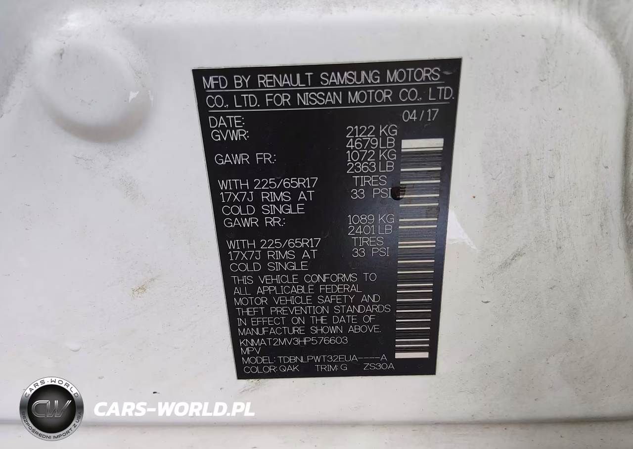2017 Nissan Rogue S VIN:KNMAT2MV3HP576603 - 9