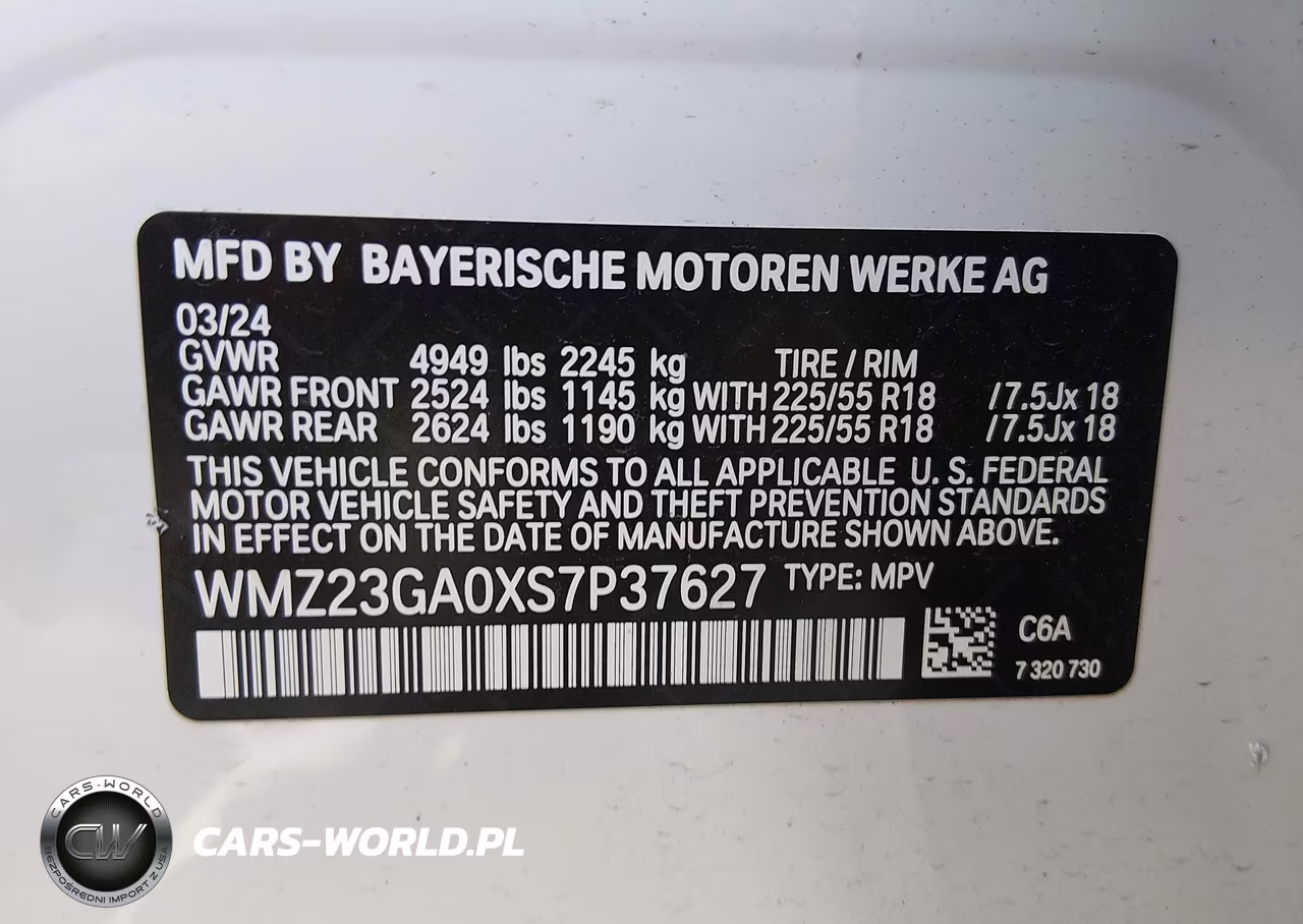 2025 Mini Countryman Cooper S VIN:WMZ23GA0XS7P37627 - 9