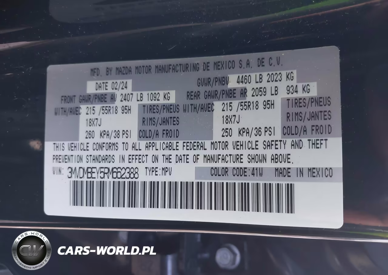 2024 Mazda Cx-30 2.5 Turbo Premium Plus Package VIN:3MVDMBEY5RM662388 - 9