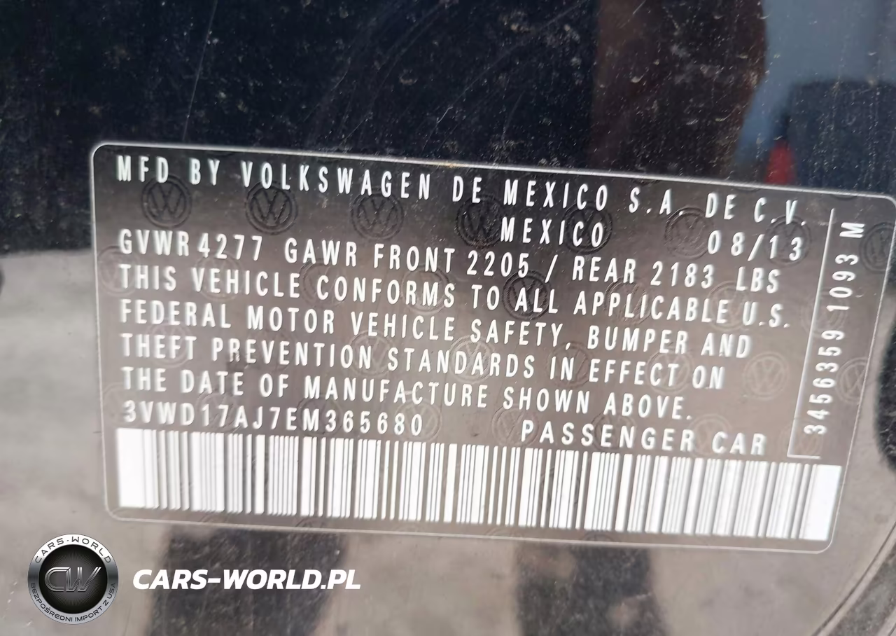 2014 Volkswagen Jetta 1.8T Se VIN:3VWD17AJ7EM365680 - 9
