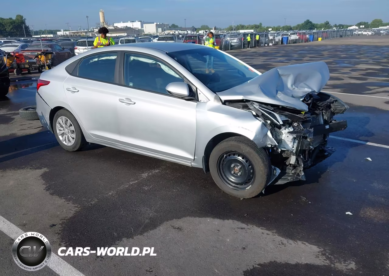 2020 Hyundai Accent Se VIN:3KPC24A6XLE121373 - 1