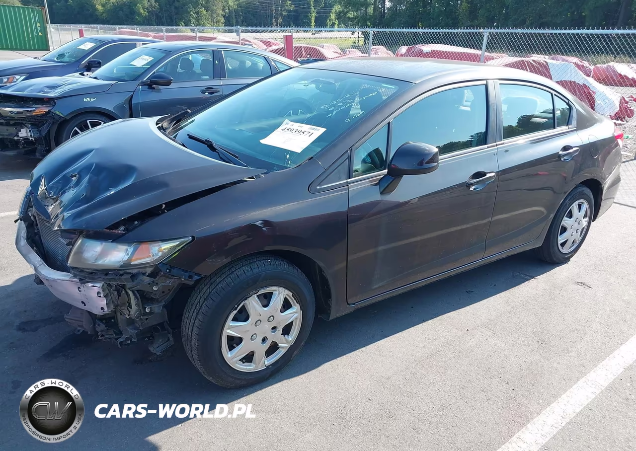 2013 Honda Civic Lx VIN:2HGFB2F50DH510791 - 2