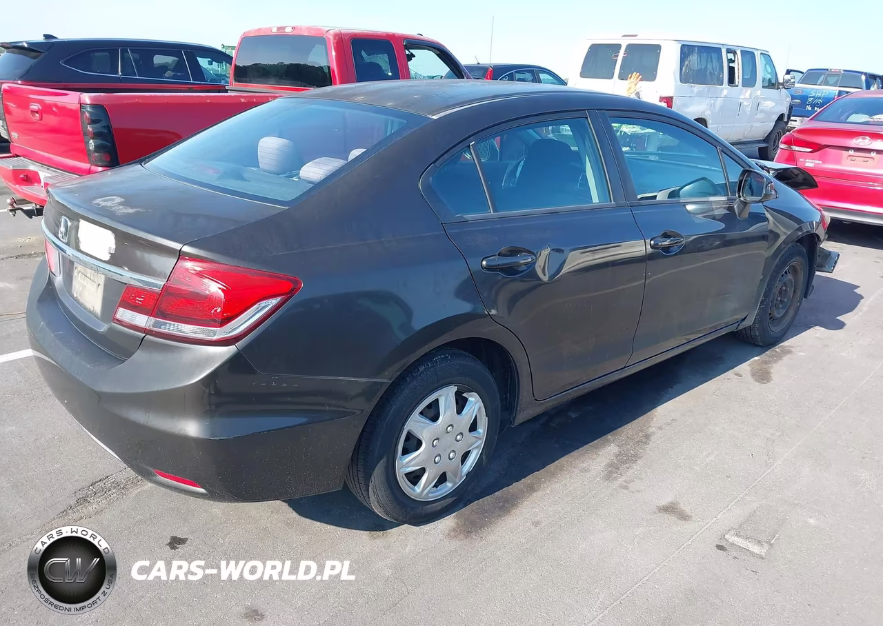 2013 Honda Civic Lx VIN:2HGFB2F50DH510791 - 4