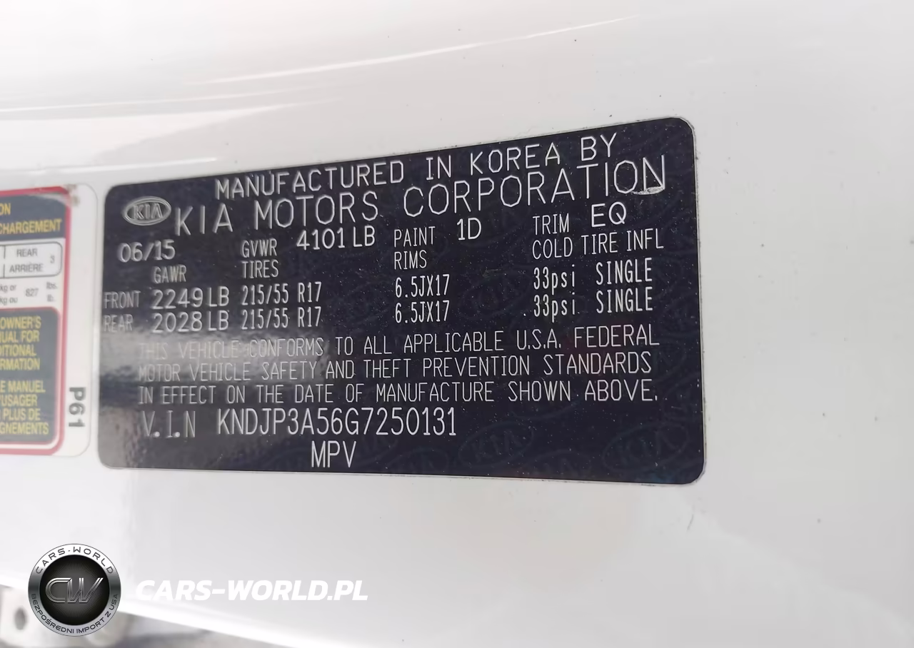 2016 Kia Soul + VIN:KNDJP3A56G7250131 - 9
