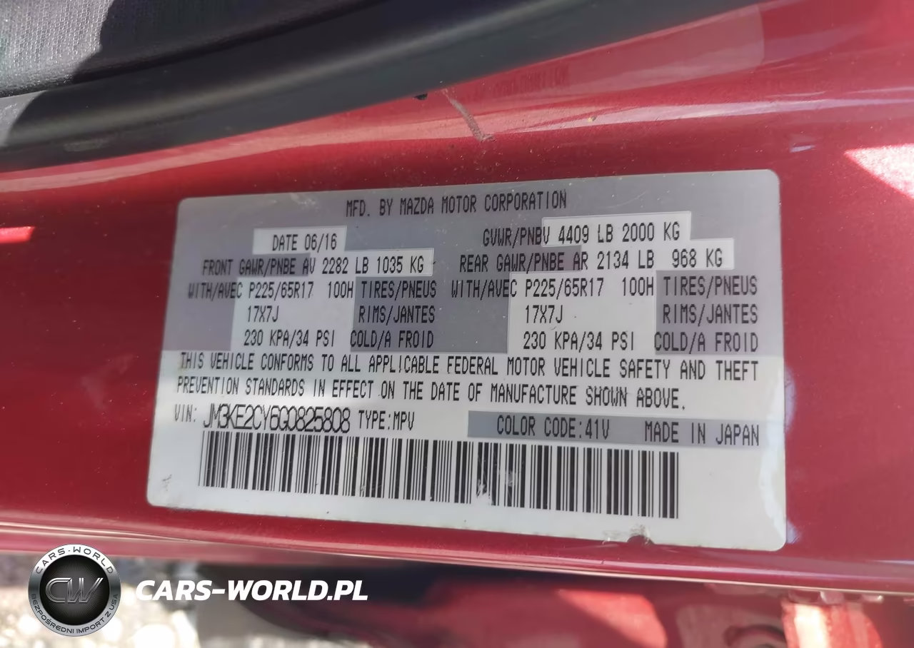 2016 Mazda Cx-5 Touring VIN:JM3KE2CY6G0825808 - 9