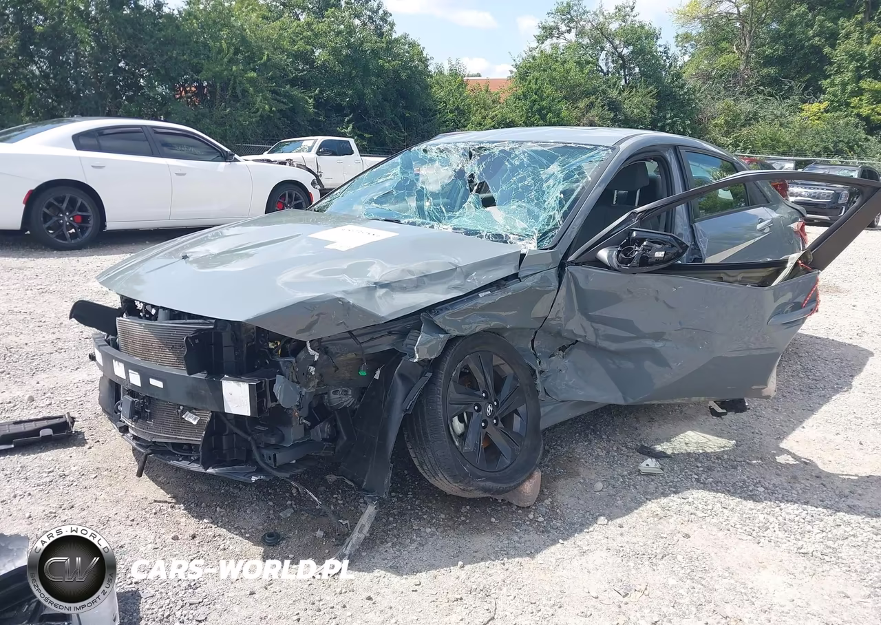 2022 Hyundai Elantra Sel VIN:KMHLS4AG7NU322091 - 2
