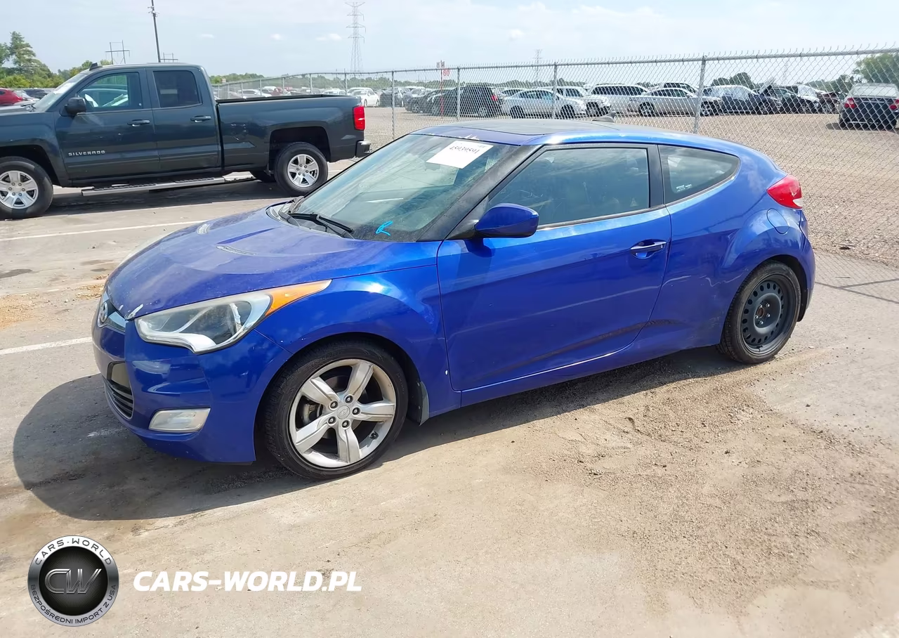 2014 Hyundai Veloster Base W-Black VIN:KMHTC6AD9EU218250 - 2