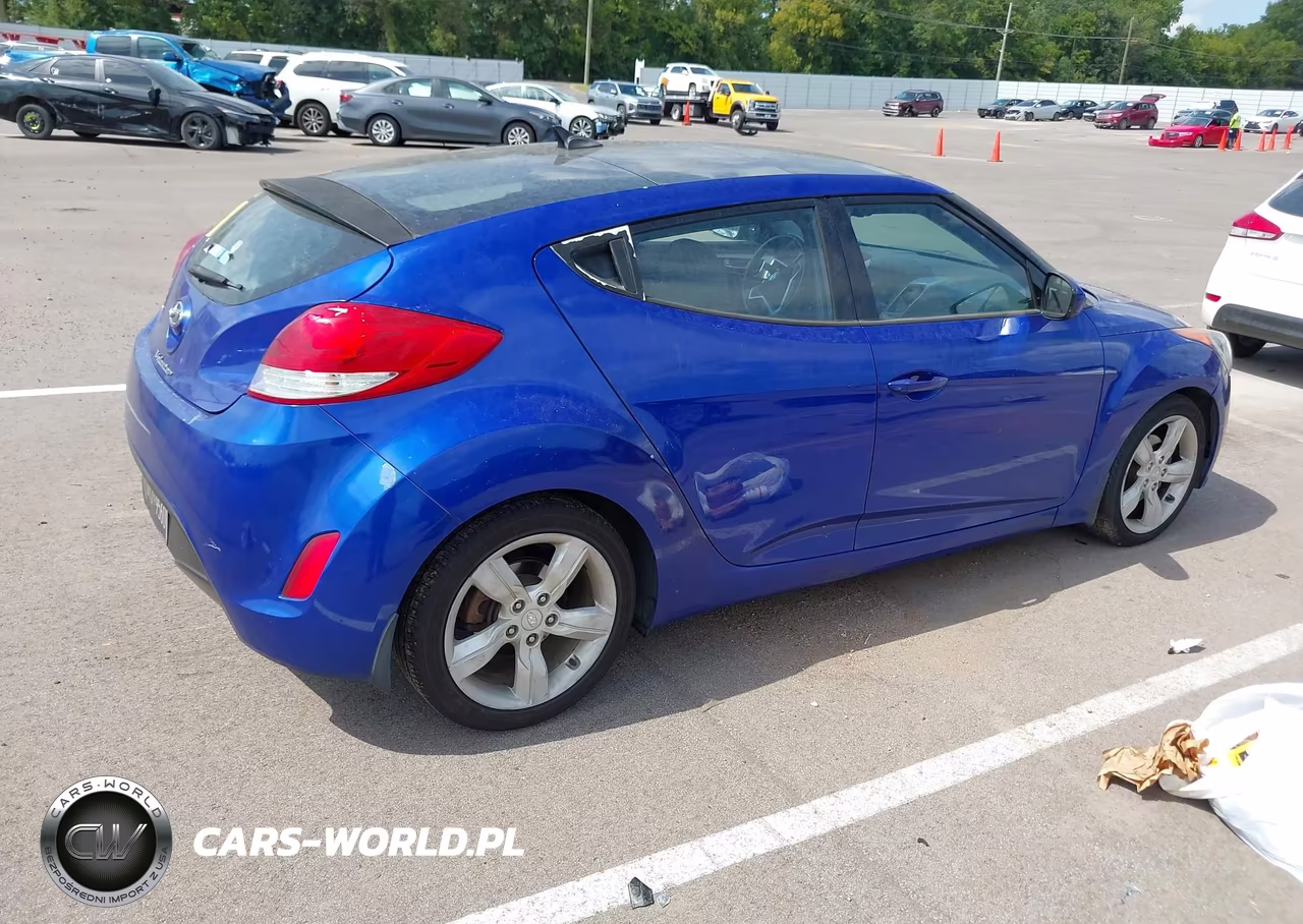 2014 Hyundai Veloster Base W-Black VIN:KMHTC6AD9EU218250 - 4