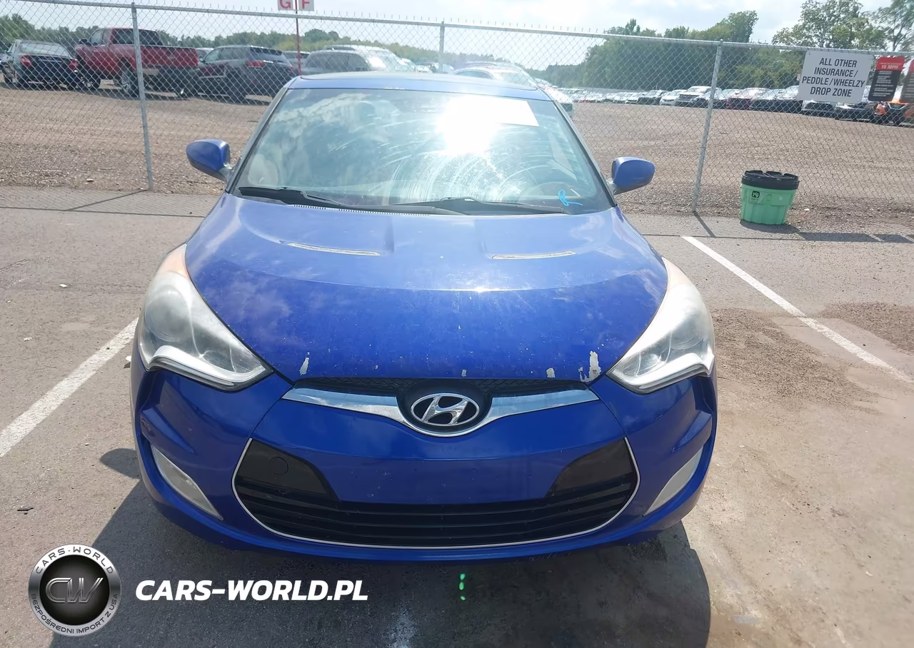 2014 Hyundai Veloster Base W-Black VIN:KMHTC6AD9EU218250 - 6
