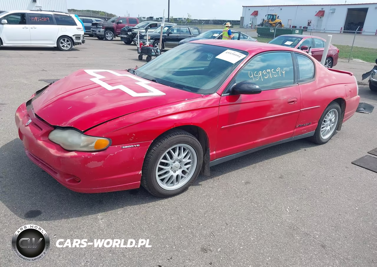 2003 Chevrolet Monte Carlo Ls VIN:2G1WW12E139395719 - 2