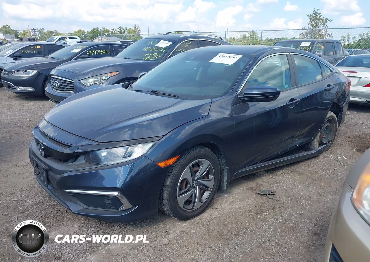2019 Honda Civic Lx VIN:2HGFC2F69KH518343 - 2