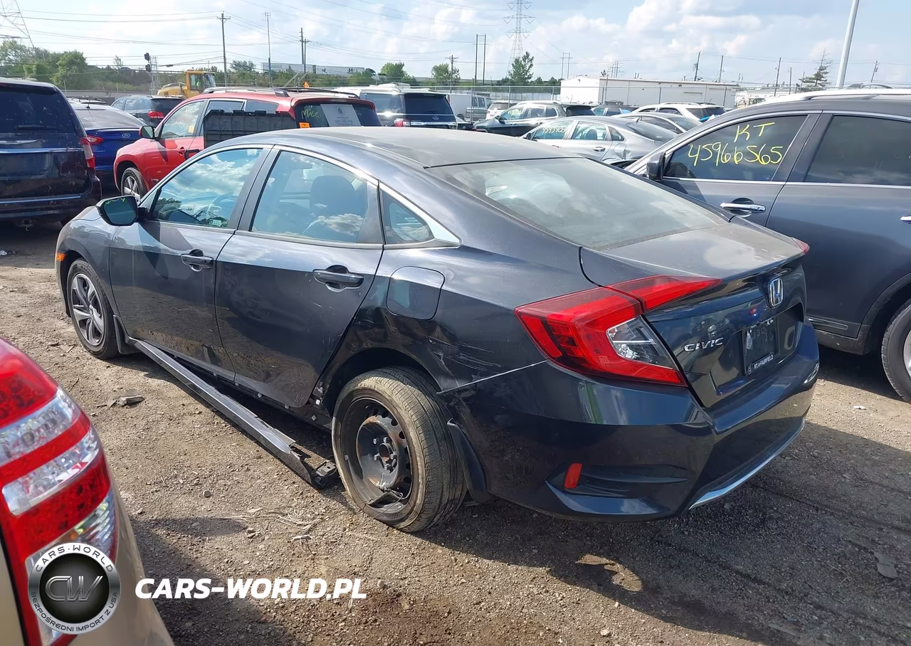 2019 Honda Civic Lx VIN:2HGFC2F69KH518343 - 3