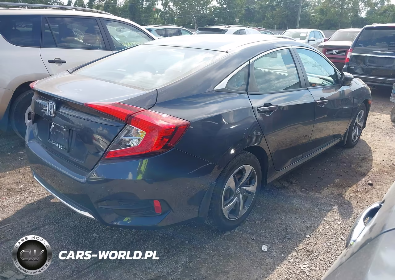 2019 Honda Civic Lx VIN:2HGFC2F69KH518343 - 4