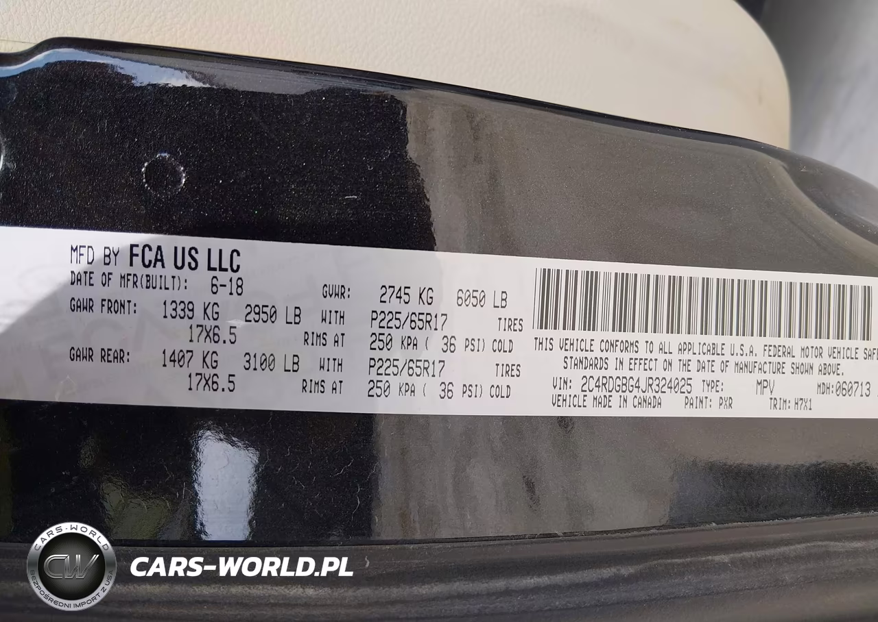 2018 Dodge Grand Caravan Se VIN:2C4RDGBG4JR324025 - 9
