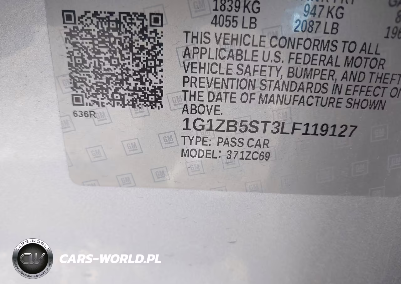 2020 Chevrolet Malibu Fwd Ls VIN:1G1ZB5ST3LF119127 - 9