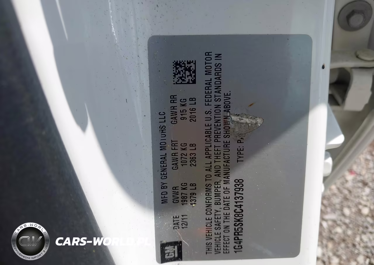 2012 Buick Verano Convenience Group VIN:1G4PR5SK8C4137938 - 9