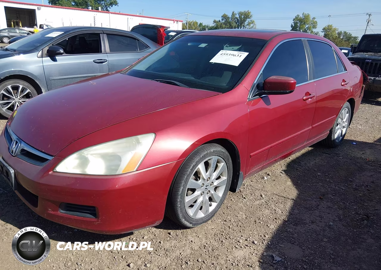 2007 Honda Accord 3.0 Ex VIN:1HGCM66577A048186 - 2