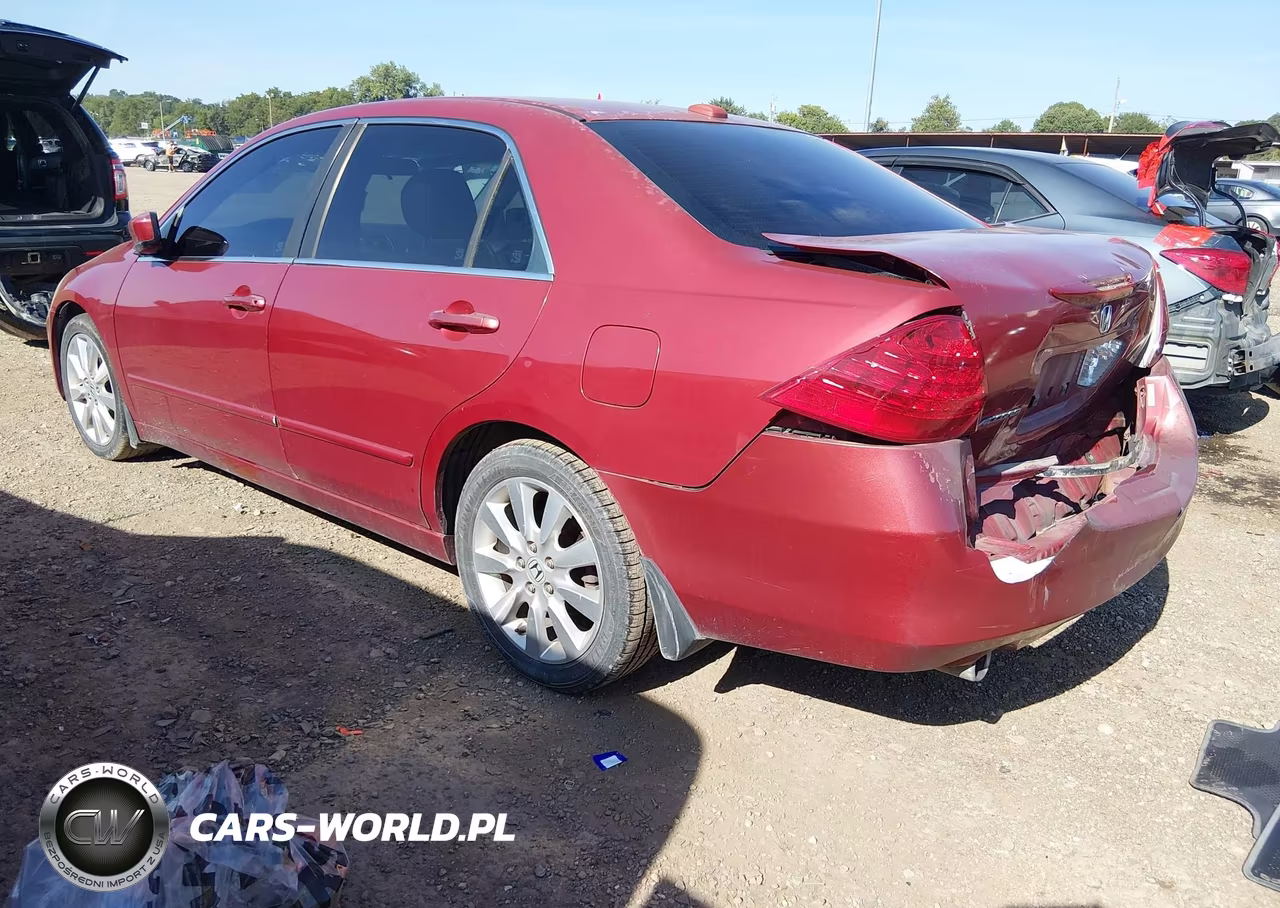 2007 Honda Accord 3.0 Ex VIN:1HGCM66577A048186 - 3