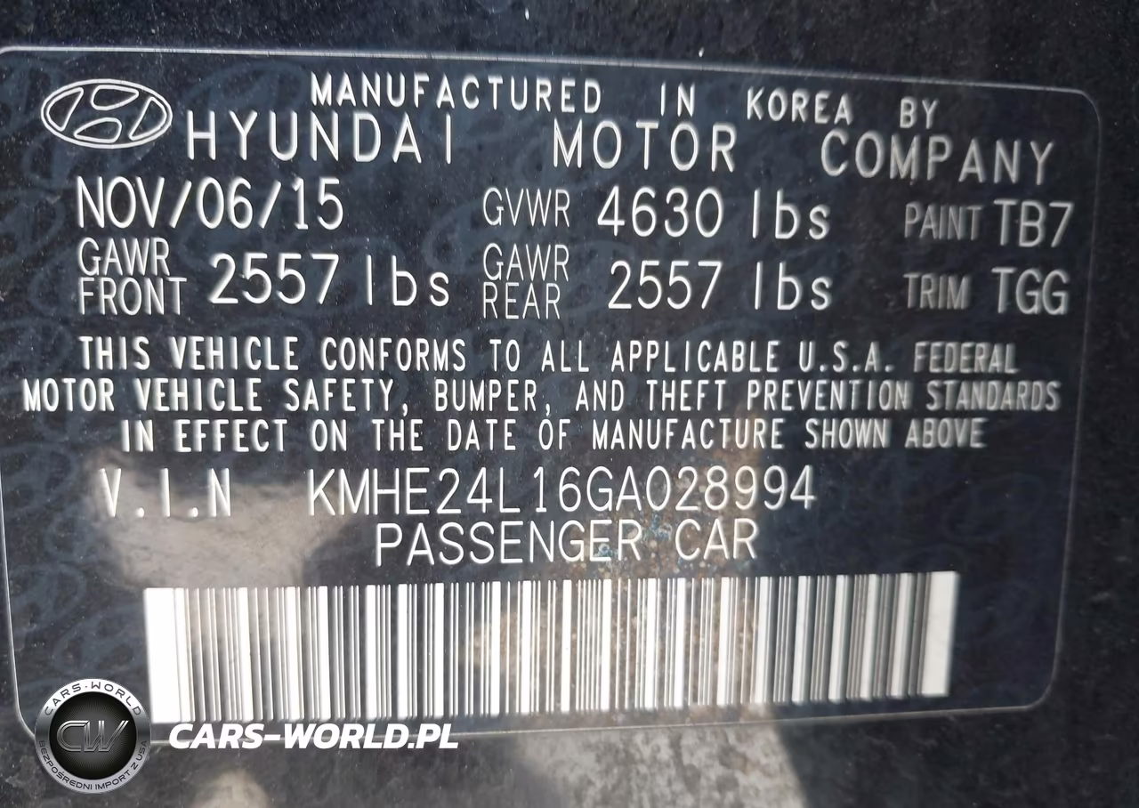 2016 Hyundai Sonata Hybrid Se VIN:KMHE24L16GA028994 - 9