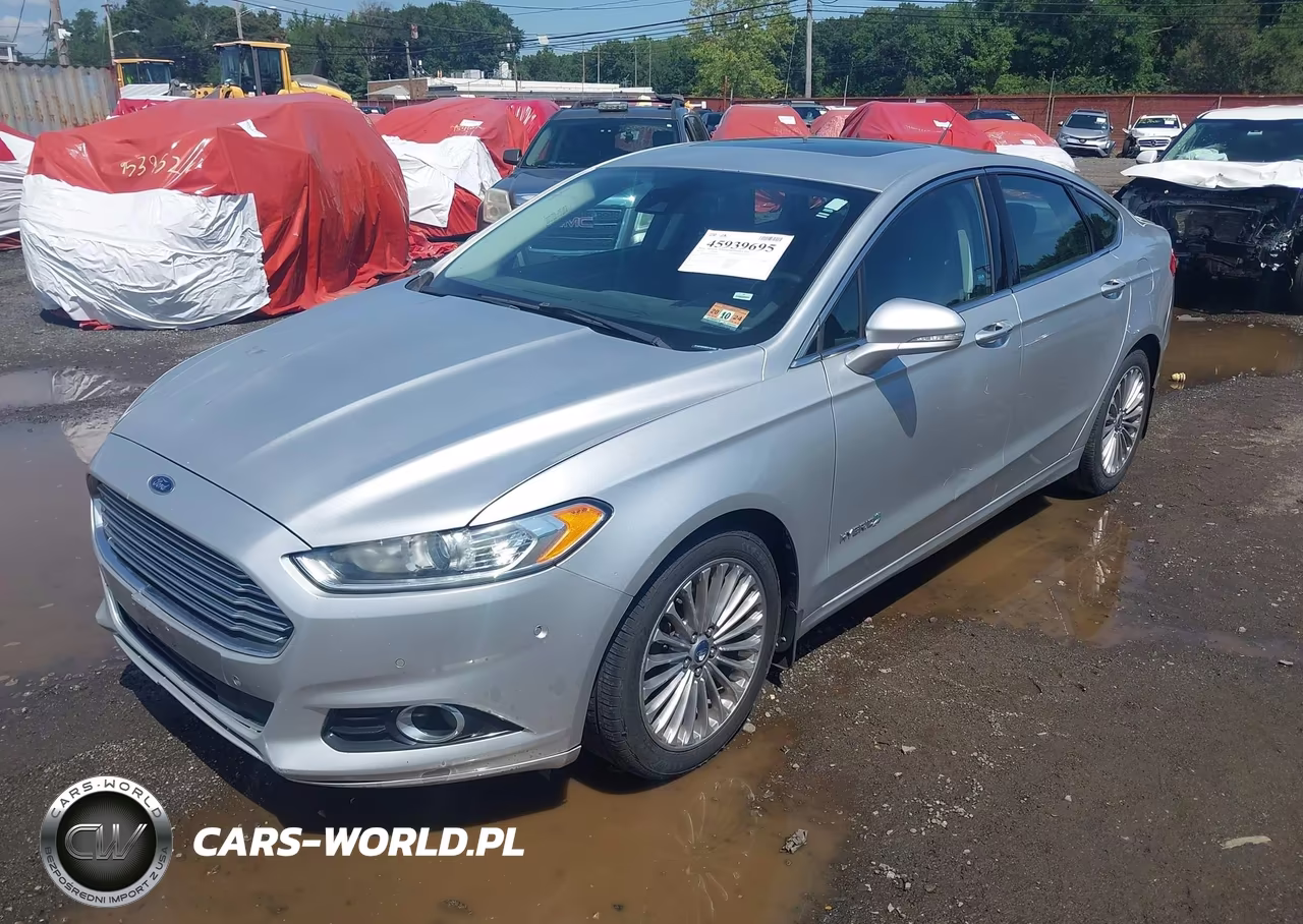 2014 Ford Fusion Hybrid Titanium VIN:3FA6P0RU9ER161326 - 12