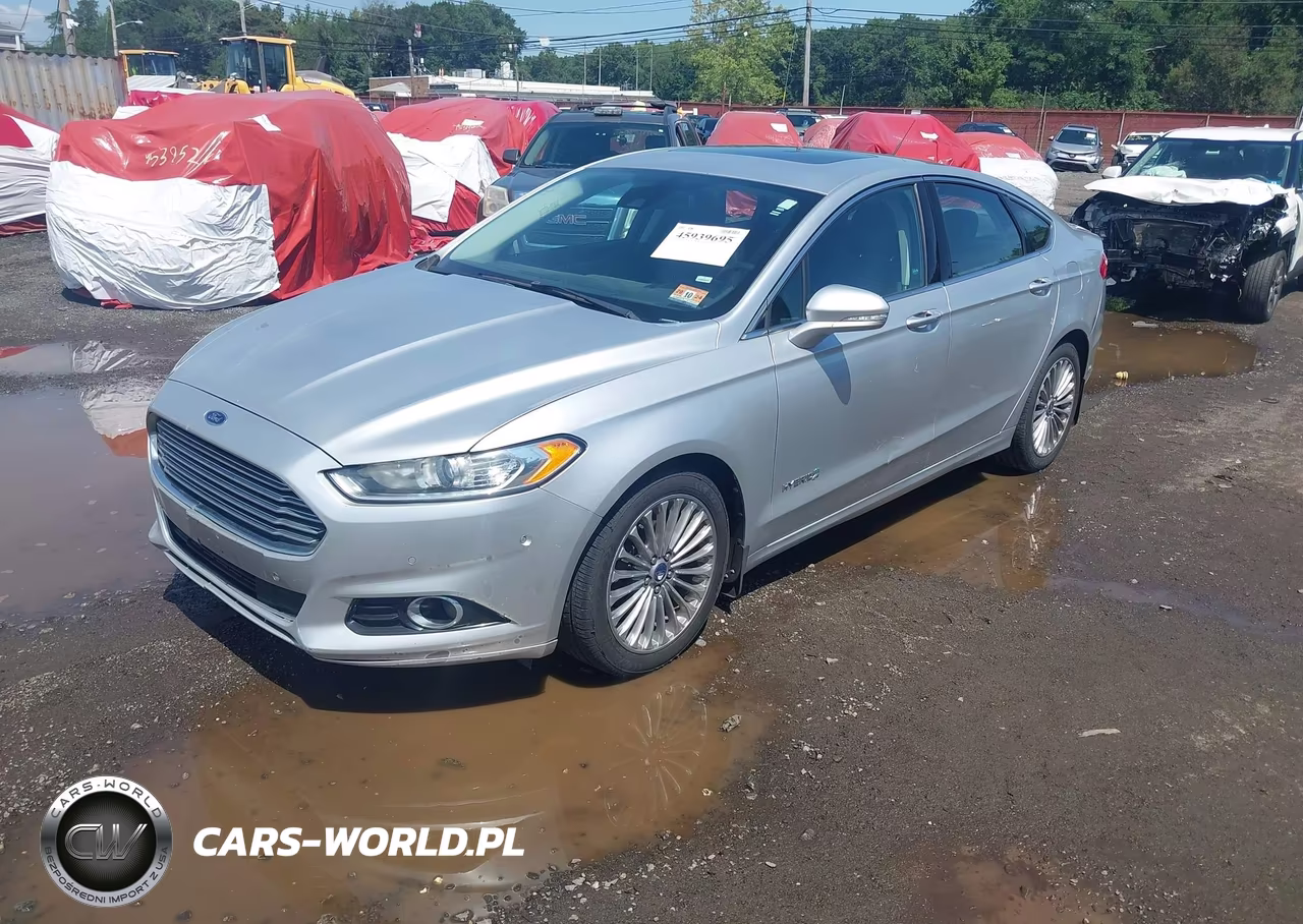 2014 Ford Fusion Hybrid Titanium VIN:3FA6P0RU9ER161326 - 2