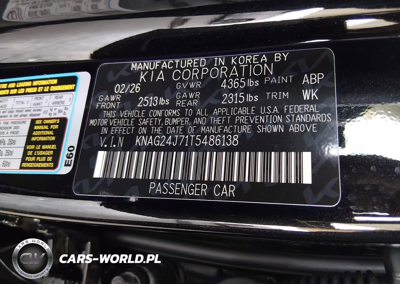 2026 Kia K5 Lxs Fwd VIN:KNAG24J71T5486138 - 9