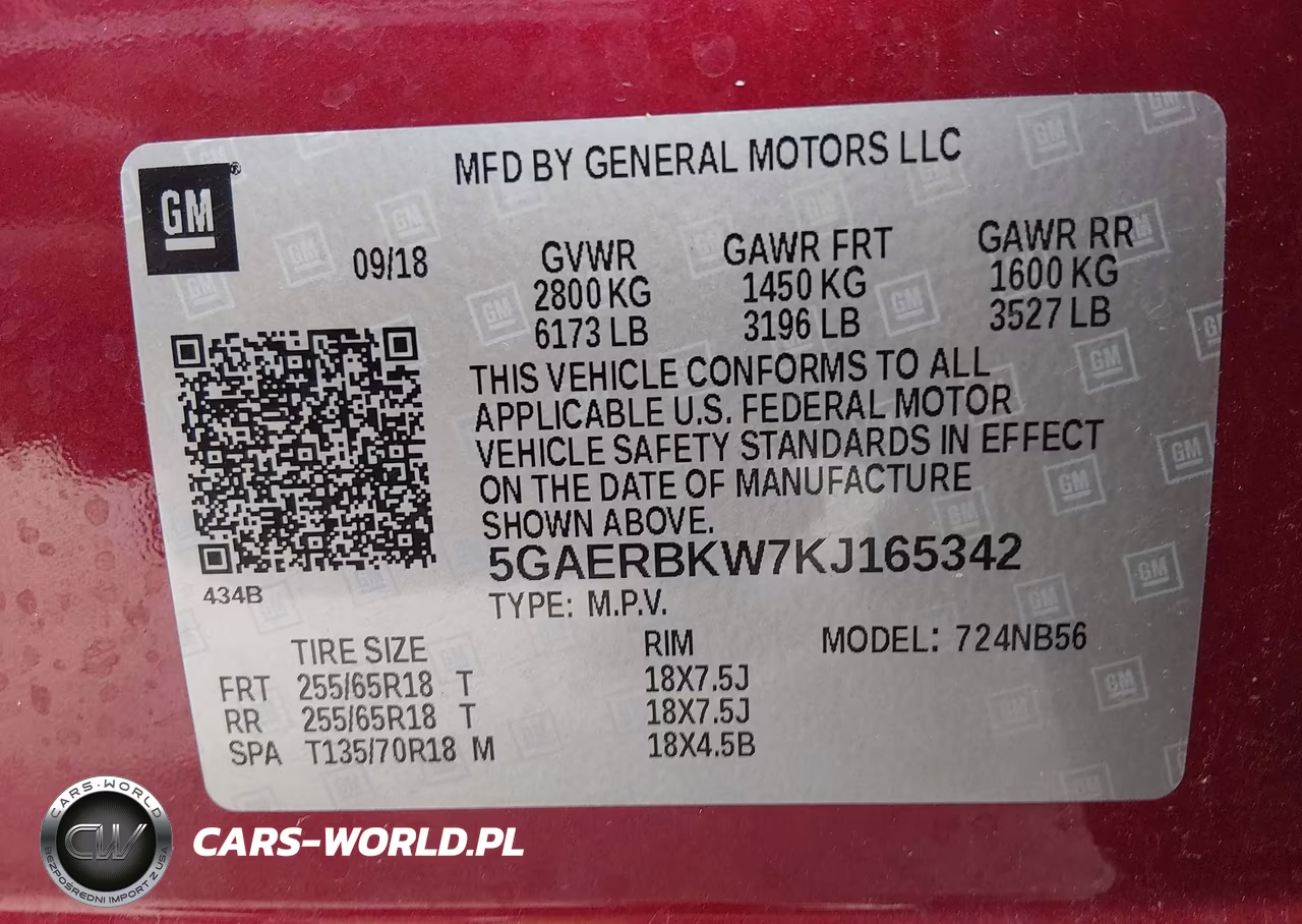2019 Buick Enclave Fwd Essence VIN:5GAERBKW7KJ165342 - 9