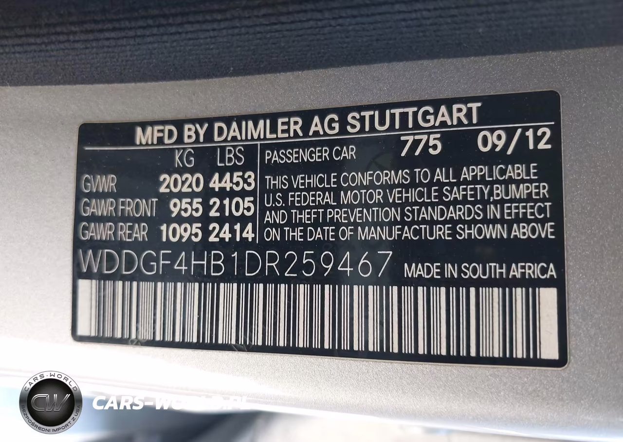2013 Mercedes-Benz C 250 Sport VIN:WDDGF4HB1DR259467 - 9