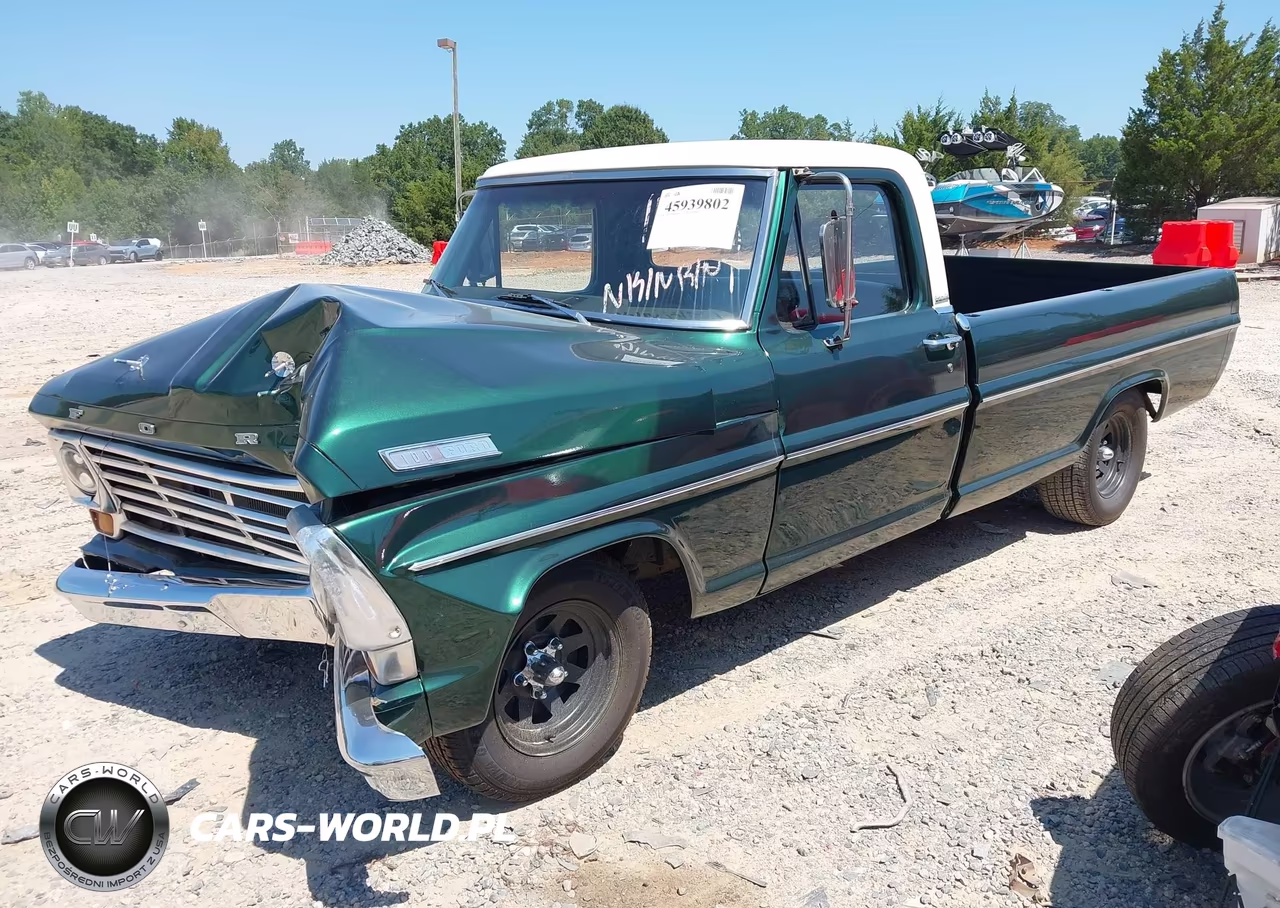 1967 Ford F100 VIN:000000F10BRB41399 - 2